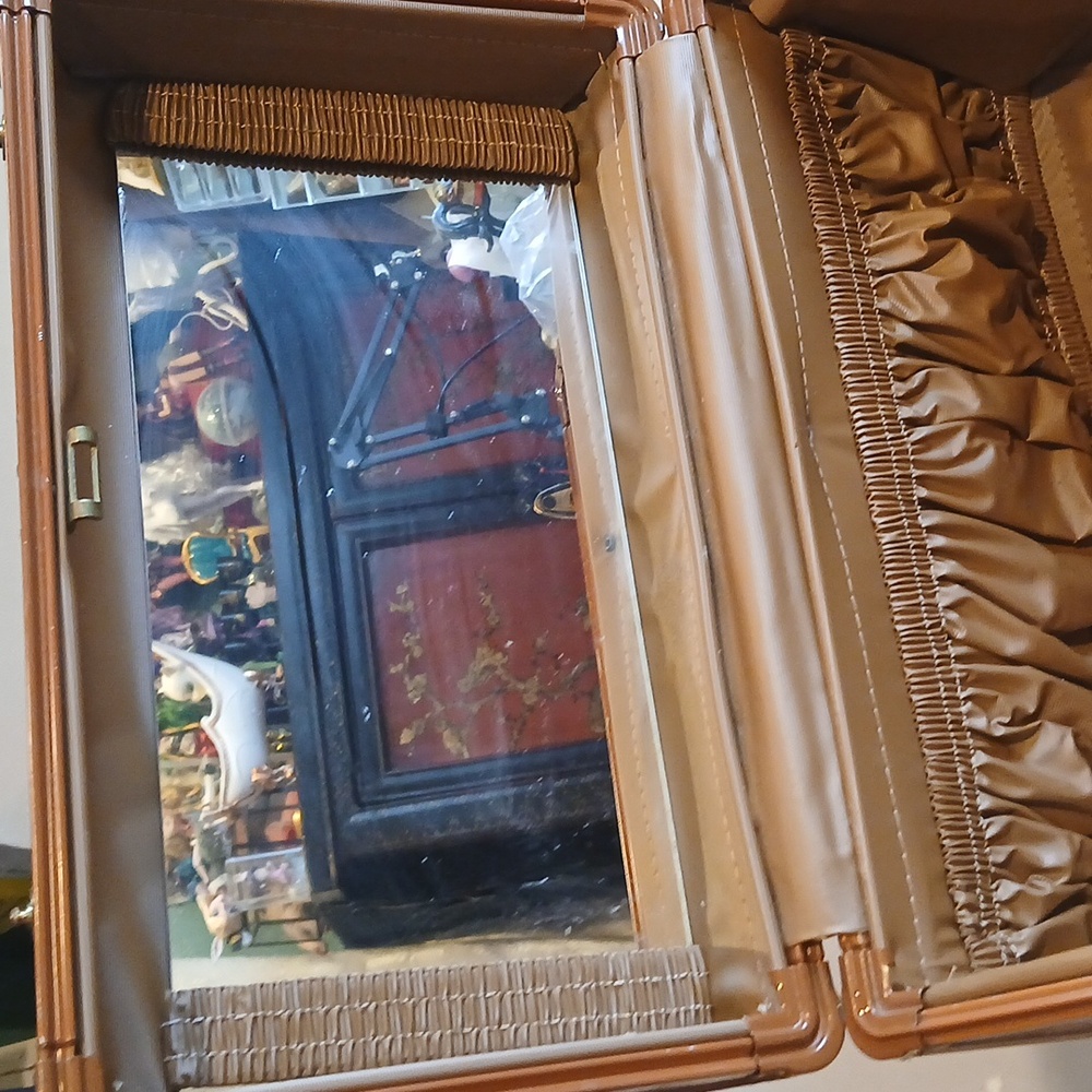 🧳 Vintage Samsonite Streamlite Vanity Travel Case Retro Train Makeup Luggage - Picture 13 of 14